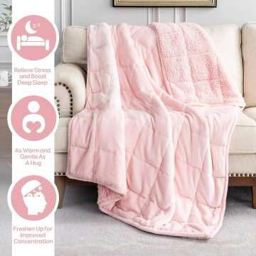 Cozy Sherpa Weighted Blanket