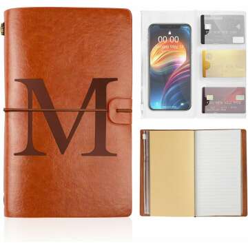 Custom Leather Journals for Women with Initials