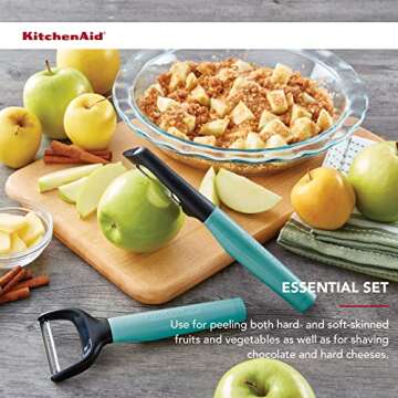 KitchenAid Aquasky Peeler Set of 2 for Effortless Peeling