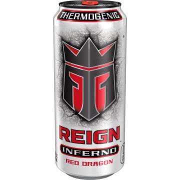 Reign Inferno Red Dragon, Thermogenic Fuel, Fitness and Performance Drink, 16 Fl Oz (Pack of 12)