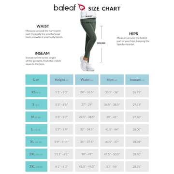 BALEAF Thermal Leggings for Women Fleece Lined Waterproof Winter Hiking Pants Warm Tights Cold Weather Running Gear Army Green XS