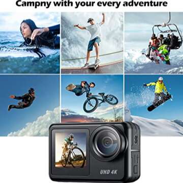 CAMWORLD Waterproof Underwater V40 A2 Camera