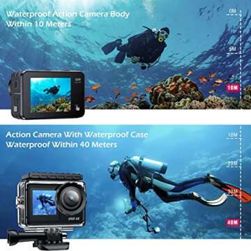 CAMWORLD Waterproof Underwater V40 A2 Camera