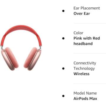 Apple AirPods Max - Renewed Pink Wireless Headphones