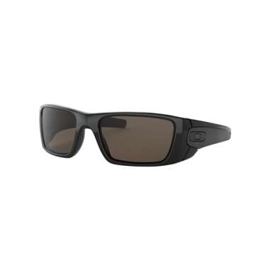 Oakley Men's OO9096 Fuel Cell Rectangular Sunglasses, Polished Black/Warm Grey, 60 mm