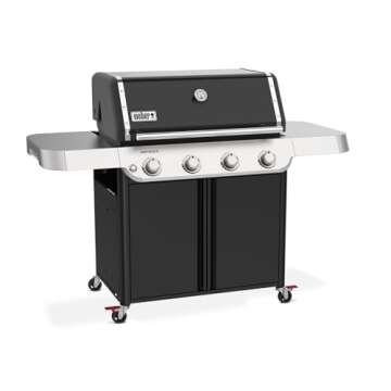 Weber Genesis E-415 Liquid Propane Gas Grill, Black