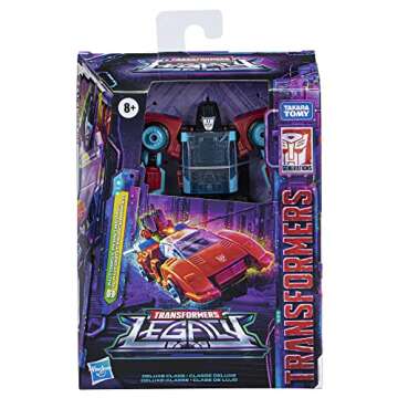 Transformers Toys Generations Legacy Deluxe Autobot Pointblank & Autobot Peacemaker Action Figures - Kids Ages 8 and Up, 5.5-inch