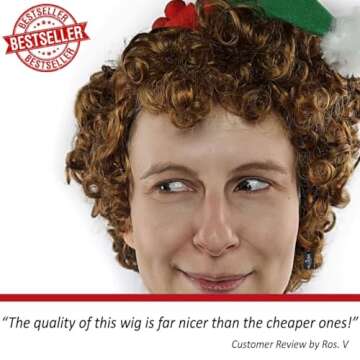 Bad Elf Wig for 70s Disco & Buddy Elf Costumes