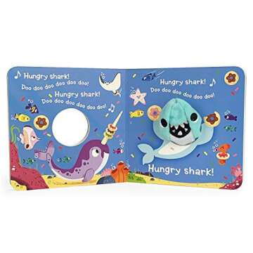 Baby Shark Finger Puppet Board Book, Gifts for Birthdays, Baby Showers, Little Shark Lovers, Preschoolers, and More! Ages 1-4 (Finger Puppet Book)