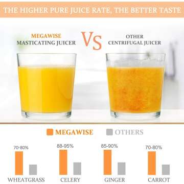 MegaWise Pro Juicer | High Juice Yield & Dual Speeds