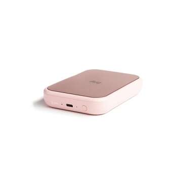 Canon Ivy 2 Mini Photo Printer, Print from Compatible iOS & Android Devices, Sticky-Back Prints, Blush Pink