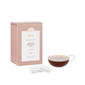 Harrods London. No. 14 English Breakfast, 50 Tea Bags 125g (1 Pack)