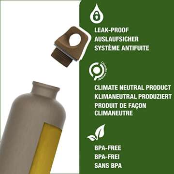 SIGG - Aluminum Water Bottle - Traveller MyPlanet Lighter Plain - Climate Neutral Certified - Suitable For Carbonated Beverages - Leakproof & Lightweight - BPA Free - 20oz