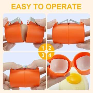 Egg Topper & Cracker Tool for Easy Egg Peeling