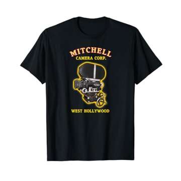 Movie Camera Hollywood Film Cinematography T-Shirt