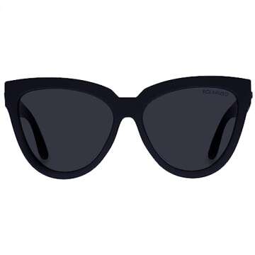 Le Specs Liar Lair Sunglasses - Black Rubber, Cat Eye, Women's, Contemporary 90s Style