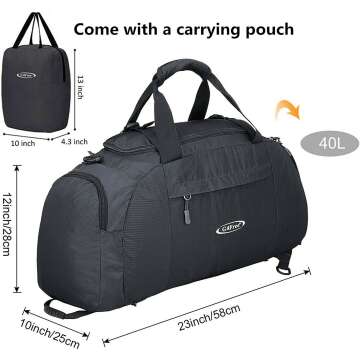 G4Free 40L Duffle Backpack