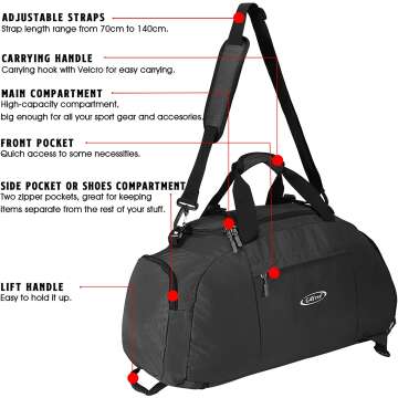 G4Free 40L Duffle Backpack