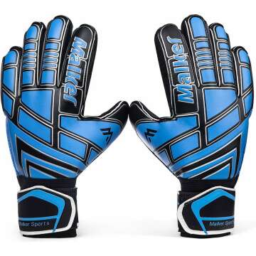 Malker Goalie Gloves with Fingersave