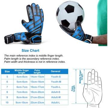 Malker Goalie Gloves with Fingersave