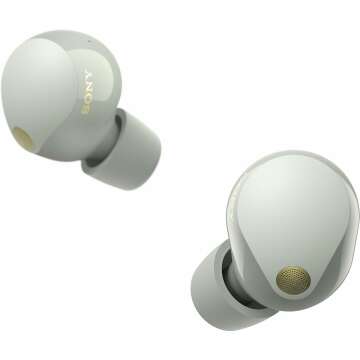 Sony WF-1000XM5 Wireless Bluetooth Noise Canceling Earbuds - Renewed, Silver