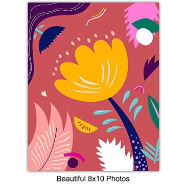 Minimalist Abstract Wall Art & Decor - Mid Century Modern Wall Art - Aesthetic Room Decor - Gallery Wall Art - Museum Poster - Flower Market Sign - Contemporary Art Pictures Set - Matisse Style Print