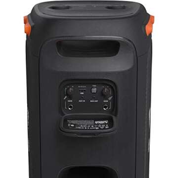 JBL PartyBox 110 Portable Party Speaker with Built-in Lights - Black (Renewed)