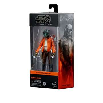 STAR WARS The Black Series Ponda Baba Toy 6-Inch-Scale A New Hope Collectible Action Figure, Toys for Kids Ages 4 and Up, (F1872)