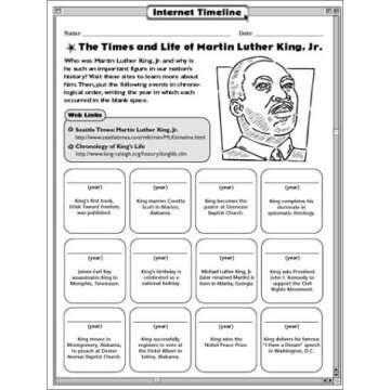 instant Internet Activities Folder: Martin Luther King, Jr.