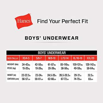 Hanes Boys & Toddler Underwear - 10 Pack Briefs