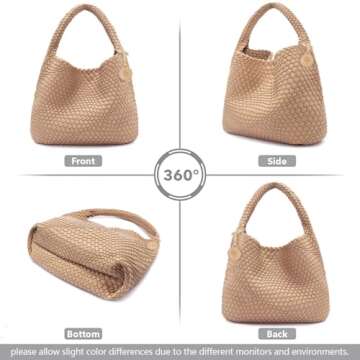 Stylish PS PETITE SIMONE Woven Tote Bag for Women