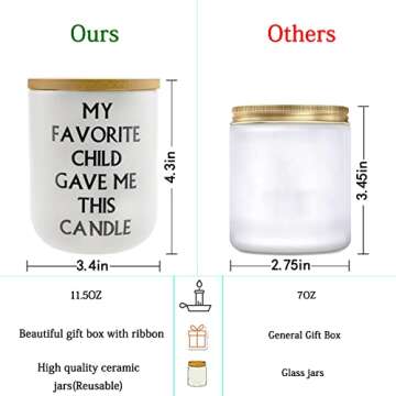 Lihome Coconut Candles - Best Gifts for Mom & Dad