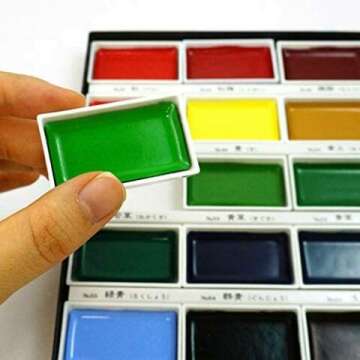 Kuretake GANSAI TAMBI 48 Color Watercolor Set