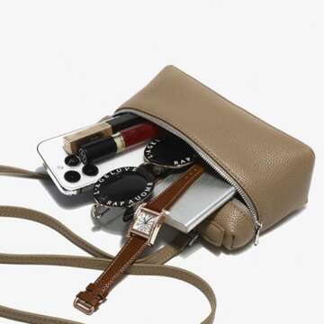 Rejolly Designer Leather Crossbody Bag for Women