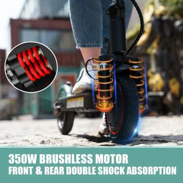 PowerScoot Pro ABSORBER - Smooth Ride Shock Absorption