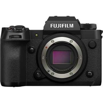 Fujifilm X-H2 Mirrorless Digital Camera with XF16-80mm Lens Kit - Sleek Black Design