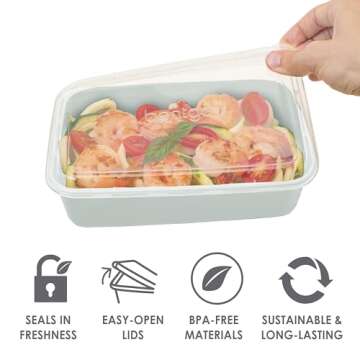 Bentgo Prep 60-Piece Meal Prep Kit for Fresh Meals