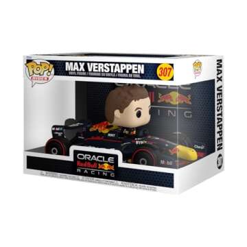 Funko POP! Ride Super Deluxe: Formula 1 - Max Verstappen - Red Bull F1 - Collectable Vinyl Figure - Gift Idea - Official Merchandise - for Kids & Adults - Sports Fans - Model Figure for Collectors