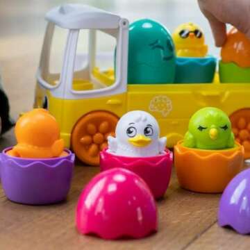 Toomies Egg Bus Baby Toy - Fun Learning for Ages 1-3