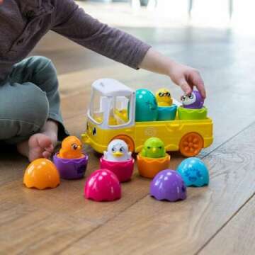 Toomies Egg Bus Baby Toy - Fun Learning for Ages 1-3