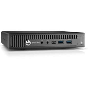 HP EliteDesk 800 G1 Mini Desktop PC, Core i5-4570, 8GB DDR4, 500GB HDD, WiFi, BT, Keyboard&Mouse, Windows 10 Pro (Renewed)