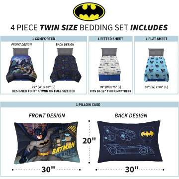 Batman Comforter Set