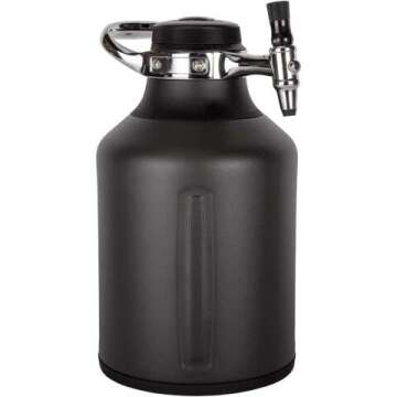 GrowlerWerks uKeg Go: The Ultimate Carbonated Growler for 128 oz Beverages