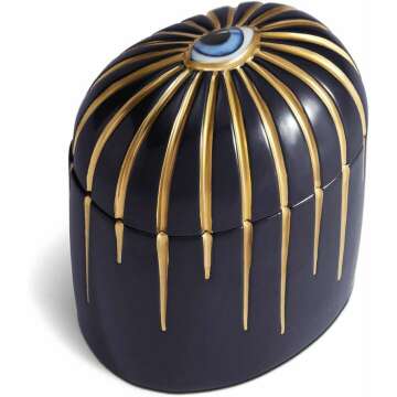 L'Objet Lito Eye Candle - Luxurious Blue & Gold