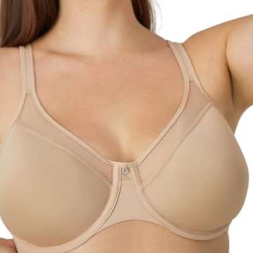 Bali Ultra Light Illusion Underwire Bra, 38D