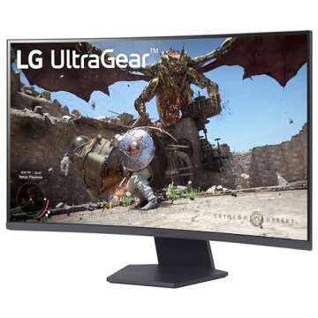 32-Inch LG Ultragear Curved Gaming Monitor 180Hz