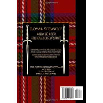 The Clan Tartans Of Scotland Collection - Journal - Royal Stewart/Stuart: A beautifully designed soft cover blank lined 6 x 9 inches 120 pages ... Scottish themed gift for any occasion.