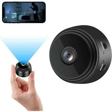 Mini Hidden WiFi Camera - Full HD 1080P, Night Vision & Motion Detection