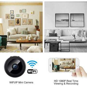 HD Mini Hidden WiFi Camera with Night Vision