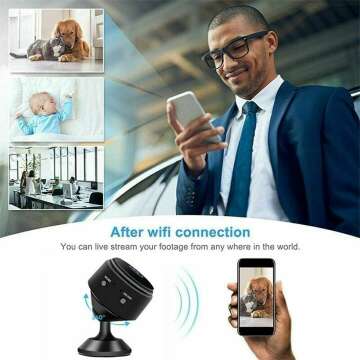 HD Mini Hidden WiFi Camera with Night Vision